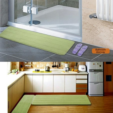 47 X16 Soft Memory Foam Door Mat Bathroom Bedroom Kitchen