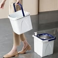 thumbnail image 6 of Spin Mop Bucket with Wringer, Mop with Bucket Set Includes 3 Replacement Pads, Durable Mop Bucket for Home Floor Cleaning, 6 of 9