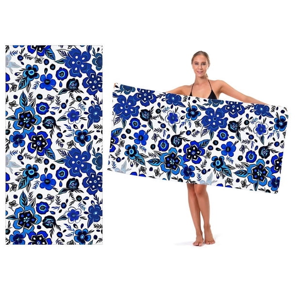 Toalla de playa estampada de moda Toalla de baño estampada para adultos Toalla de asiento de playa Toalla de baño