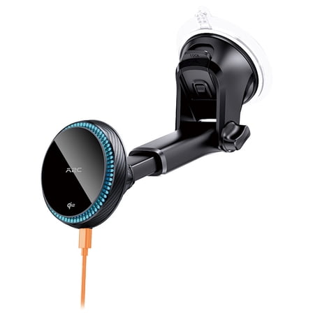 A2C MagSafe Compatible Magnetic Qi2 15W Wireless Windshield Dashboard Mount Car Charger