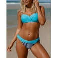 thumbnail image 4 of Ensembles de Bikini Rehausseur pour Femmes, Maillots de Bain 2 Pcs, Maillots Patchwork, 4 of 7