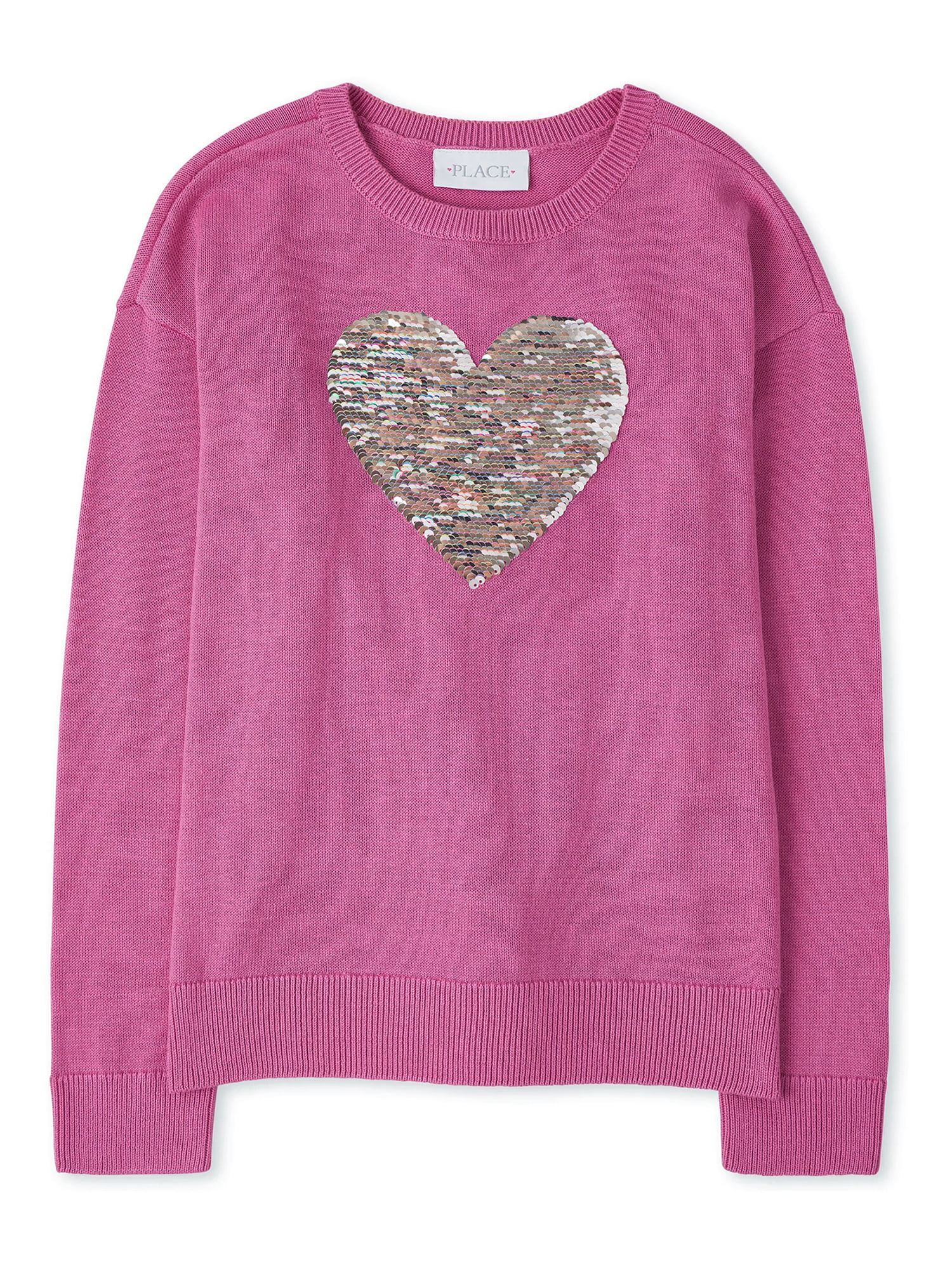 The Childrens Place Girls Big Graphic Sweater