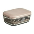 thumbnail image 1 of Hearth & Gear Soap Holder Leakproof Travel Soap Bar Soap Holder For Shower Soap Dish With Lid For Gym Travel Size Toiletries Portable Travel over The Door Towel Rack Small Bathroom Can Towel Racks for, 1 of 6
