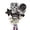 A007- G, variant on Party Decorations, Graduation Party Decorations 2026, Graduation Table Decorations 2026, Floral Graduation Decorations 2026, 5-Piece Black and Silver Glitter Vase Topper Set