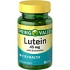 Spring Valley Lutein with Zeaxanthin Dietary Supplement Softgels, 45 mg, 30 count