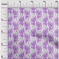thumbnail image 2 of oneOone Polyester Spandex Purple Fabric Floral Quilting Supplies Print Sewing Fabric By The Yard 56 Inch Wide, 2 of 4