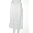 thumbnail image 4 of inlzdz Half Slips for Women Underdress Extender Single Layer Petticoat Long Underskirt with Lace Trim White 3XL, 4 of 9