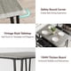 thumbnail image 3 of 4-piece dining mesa set para small spaces - space-saving moderno kitchen mesa con sillas para breakfast nook, 3 of 7