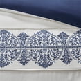 thumbnail image 3 of MADISON PARK SIGNATURE Indigo Sky Faux Linen Comforter Set (Queen), 3 of 15
