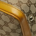thumbnail image 6 of Pre-Owned Gucci GG Canvas Sherry Line Shoulder Bag 247205 Beige Yellow Leather... (Fair), 6 of 19
