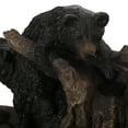 thumbnail image 4 of Bowery Outdoor Bears on a Log Fountain, Light Brown and Black, 4 of 8