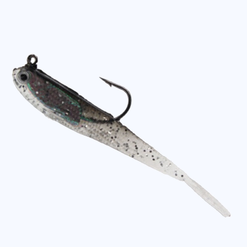 5Pieces Fishing Lures Jigs With Lead Fish 2.35g/6.5g Soft Bait Lures