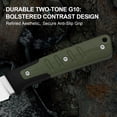 thumbnail image 5 of Kizer Area Eight Fixed Knife AEB-L Blade Green & Black G10 Handle 113A1 Camping, 5 of 8