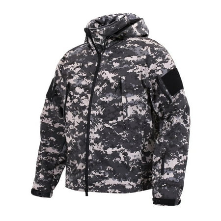 Rothco Special Ops Tactical Soft Shell Jacket - Subdued Urban Digital Camo, Small