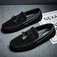 thumbnail image 3 of Men's Casual Loafers Slip On Leather Shoes Lightweight Driving Shoes Moccasins Classic Penny Loafer Flats Boat Shoes, 3 of 10