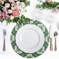 thumbnail image 4 of Ryvnso Boho Art Flowers Round Plate Mats Dining Table Placemat Set of 4 for Holiday Decoration, 4 of 7