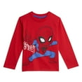 thumbnail image 3 of Marvel Avengers Spider-Man Hulk Little Boys 3 Pack Long Sleeve T-Shirts Toddler to Little Kid, 3 of 5