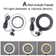thumbnail image 2 of Photo Studio Anillo de luz LED Lámpara de anillo Selfie Luz de relleno de temperatura de color ajustable, Luz de 16 cm Yuarrent EL2073-01B, 2 of 2