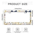 thumbnail image 6 of Colorful Flowers and Butterflies License Plate Frames for Women Men Car Plate Holder Cover Metal Tag Aluminum Car Accessories Front Rear Plate Decor, 6 of 6