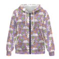 thumbnail image 4 of FOR U DESIGNS Easter Rabbit Hooded Zip Up Sweatshirt Women Oversized Comfy Hoodies Size M Hoodie Jacket for Women with Zipper Long Sleeve Comfortable Sportswear, 4 of 7
