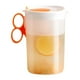thumbnail image 2 of Cold Kettle With Lid Ecologically Friendly Carafes Mix Drinks For Hot/Cold Lemonade Beverage Jar Ice Tea Kettle White, 2 of 6