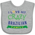 thumbnail image 3 of Inktastic Brazilian Family Reunion Funny Boys or Girls Baby Bib, 3 of 4