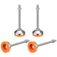 thumbnail image 1 of Unique Bargains Leveling Feet, 4Pcs M12x150x60mm - Carbon Steel Non-Skid Anti-shock Adjustable Table Feet for Furniture Workshops, 1 of 5