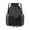 Black, variant on Drawstring Backpack with Side Mesh Pockets and Expandable Bottom Compartment, Oxford Cloth Gym Sack for Workout and Travel, Black