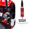 thumbnail image 3 of unbranded Amortiguador Rojo Para Motocicleta Y Atv Con Resorte En Espiral Resistente Y Duradero Para Mejor Rendimiento, 3 of 7
