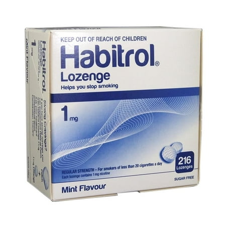2 Box - Habitrol Nicotine Lozenge 1mg Mint (216 Each) Quit