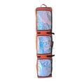 thumbnail image 3 of Lipstore Sac de Ski Sac de Planche à Neige avec Roues avec Poignée Étui de Rangement Rembourré pour Équipement et Vêtements pour Ski Voyage en Avion Planche à Neige Orange, 3 of 8