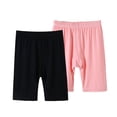 thumbnail image 5 of Vornjynx Girls Leggings Shorts 2 Pack Stretchable High Waist Classic Fit Summer Casual Dance Shorts Watermelon Red Size 11/12, 5 of 9