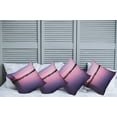 thumbnail image 6 of Ambesonne Nautical Throw Pillow Cover 4 Pack, Calm Lake Tahoe, 24", Purple, 6 of 6