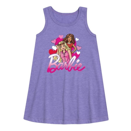 

Barbie - BFF Hearts - Toddler and Youth Girls A-line Dress