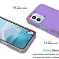 thumbnail image 3 of Tiflook For Motorola Moto G 5G 2023 / Moto G (2023 Only) / XT2313 Case,Shockproof Protection Heavy Duty Armor Hard Plastic & Rubber Rugged Bumper 2-in-1 Sturdy Phone Case - Purple, 3 of 6