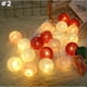 thumbnail image 3 of 20 LED colorido bola de algodón funciona con pilas cadena de luces / USB estrellado hadas cadena de luces guirnalda, 3 of 3