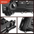 thumbnail image 6 of A-Premium Engine Valve Cover, with Gasket, Compatible with Hyundai Sonata 2011-2015, Tucson 2010-2013 & Kia Forte 2010-2013, Optima 2011-2016, Sportage 2011-2013, L4 2.4L DOHC, Replace # 224002G100, 6 of 9