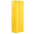 thumbnail image 6 of Avidan 70-inch Yellow French Door Metal Cabinet, 6 of 6