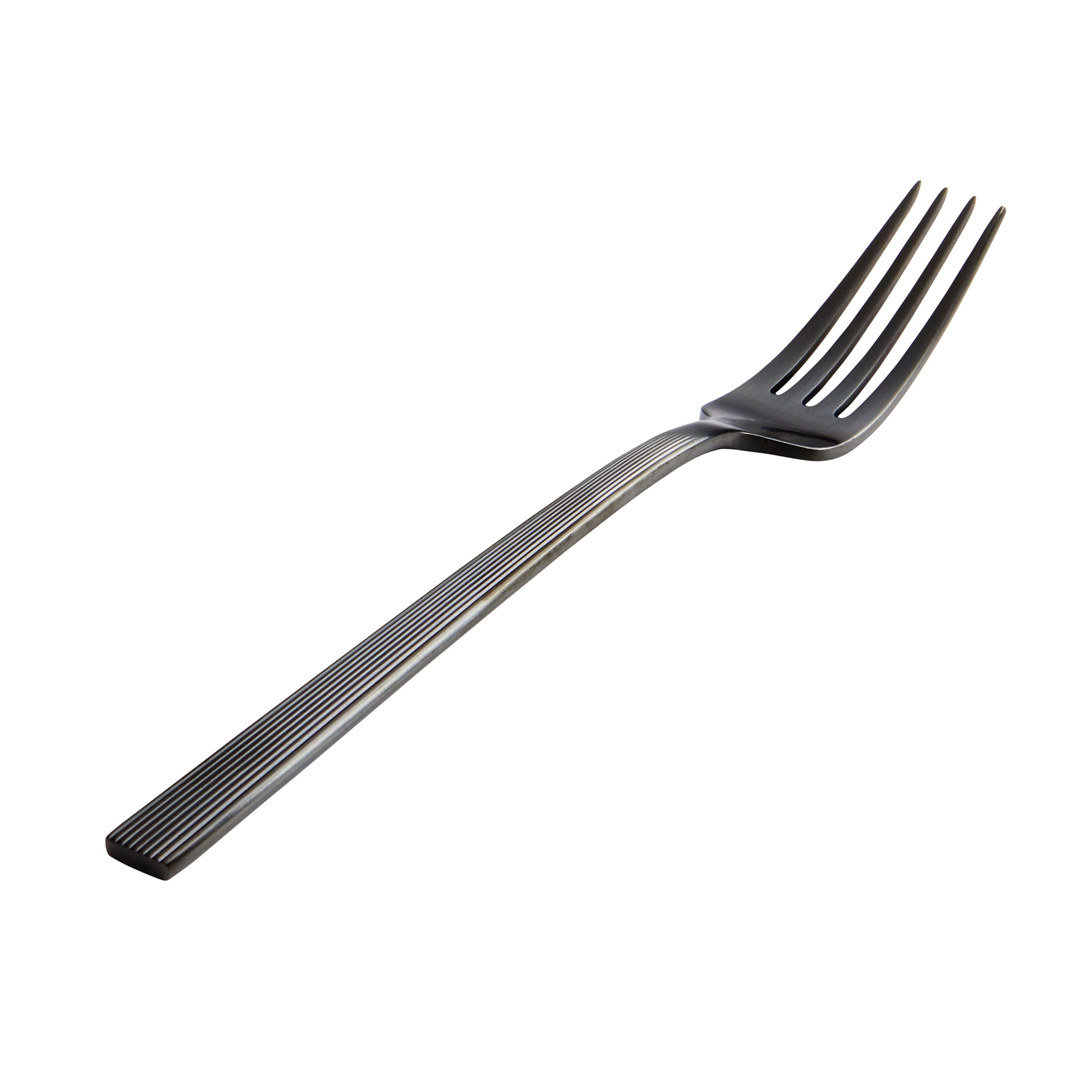 Better Homes & Gardens, River Black 42-Piece Stainless Steel Flatware Set, Service for 8
