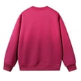 thumbnail image 5 of Crewneck Sweatshirts Men Hot Pink Pullover Casual Long Sleeve Plus Size Hoodless L, 5 of 8