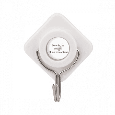 

Now is the Winter Shakespeare Quote Adhesive Wall Hooks Hanging Self Sticky