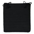 thumbnail image 2 of Colonial Mills Simply Home Solid - Black Chair Pad (set 4), 2 of 2