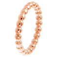 thumbnail image 2 of 14k Rose Gold Bead Ring Size 6 Ring for Women, 2 of 2