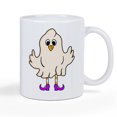 thumbnail image 2 of Cute Chicken Print Ceramic White Mug- Perfect for Morning Coffee& Tea Lovers, 2 of 5