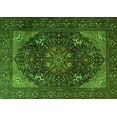 thumbnail image 1 of Ahgly Company Indoor Rectangle Medallion Green Traditional Area Rugs, 2' x 5', 1 of 1