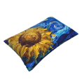 thumbnail image 2 of Fotbe Whimsical Sunflowers Night Sky Pillow Cases - Envelope Closure - Luxury, Extra Soft, Cooling Pillow Covers - Wrinkle, Fade, Stain Resistant-14"x20", 2 of 8