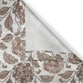 thumbnail image 5 of Ambesonne Floral Grommet Curtain, Ornamental Foliage Motif, 50" x 72", Warm Taupe Umber Blush, 5 of 6