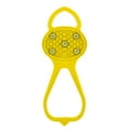 thumbnail image 2 of Crampons Rouges pour Adultes à 5 Points pour la Traction sur Glace, Crampons pour Chaussures en Acier Inoxydable Antidérapants pour la Glace et la Neige, une Paire, 2 of 8