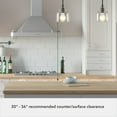 thumbnail image 5 of Hunter - Dunshire 1-light Noble Bronze, Mini Pendant Light, Dimmable, Casual Style, Bell Shaped, for Bedrooms, Dining, Living Rooms - 19656, 5 of 7