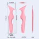 thumbnail image 1 of Eyeliner Stencils Wing Tips Silicone Mascara Drawing Aid Herramienta de maquillaje (Rosa) Ehuebsd Cuidado Belleza, 1 of 9
